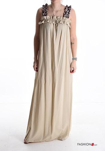 Vestido maxi sin mangas largo