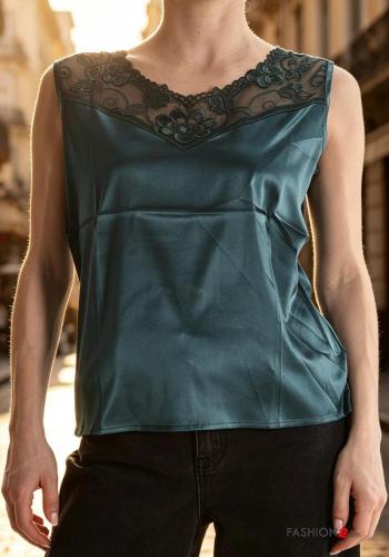 lace trim Top