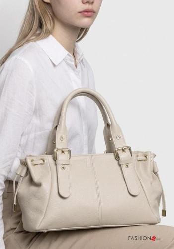 Bolso de Cuero Genuino con bandolera