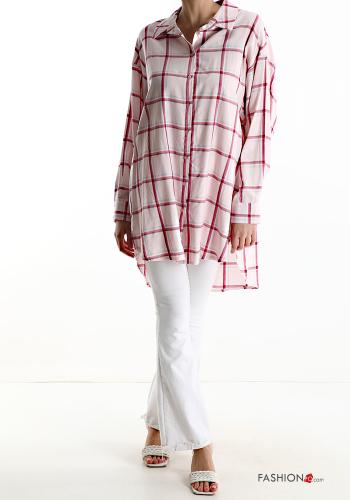 Camicia in Cotone Fantasia quadrettata vichy - ph 5