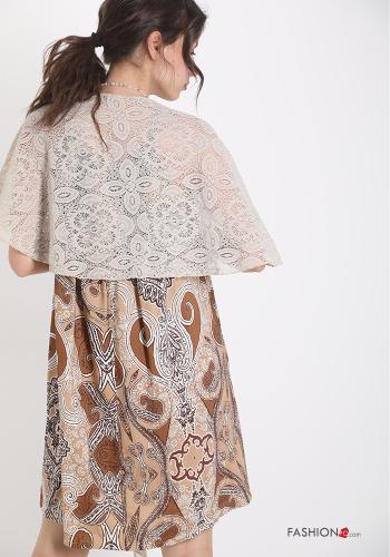 lace trim Cotton Shawl - ph 2