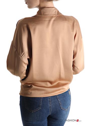 Satin Hemd mit knoten - ph 2