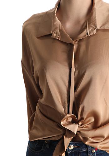 Satin Hemd mit knoten - ph 4