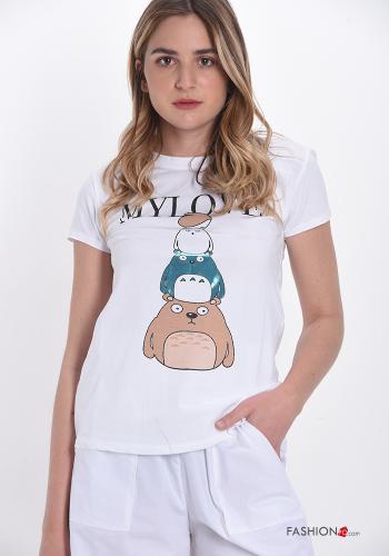 Patterned Cotton T-shirt - ph 1