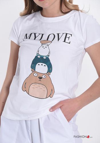 Patterned Cotton T-shirt - ph 4