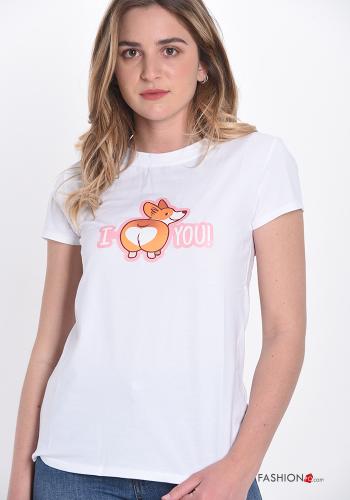 Patterned Cotton T-shirt - ph 1