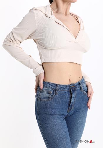 Top with v-neck - ph 3