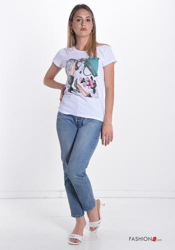 T-shirt de Algodón Diseño impreso - ph 5