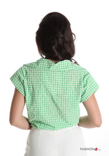 Camicia in Cotone Fantasia quadrettata vichy - ph 2