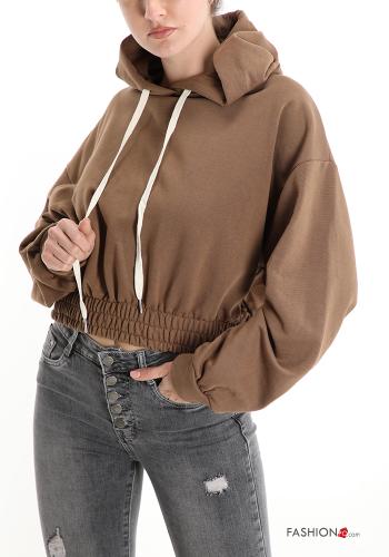 Felpa in Cotone con cappuccio - ph 1