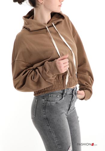 Felpa in Cotone con cappuccio - ph 3