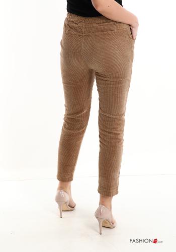 Cotton Trousers with pockets with bow - ph 2