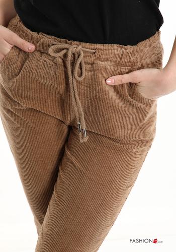 Cotton Trousers with pockets with bow - ph 4