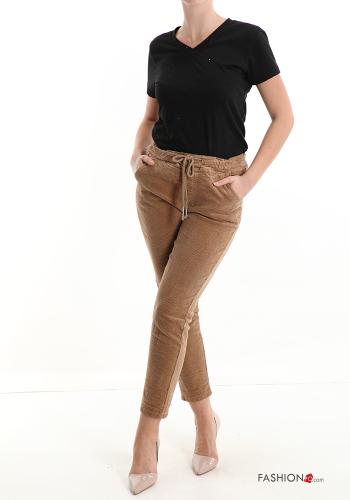 Cotton Trousers with pockets with bow - ph 5