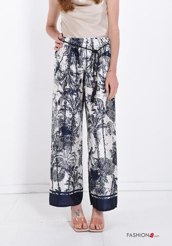 Pantalónes  con cinturón Estampado natural - ph 1
