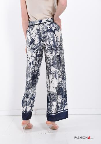 Pantalónes  con cinturón Estampado natural - ph 2