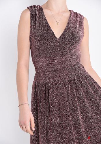 Scamiciato lurex scollo a V - ph 4