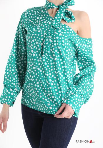 Blusa Estampado de estrellas con lazo - ph 1