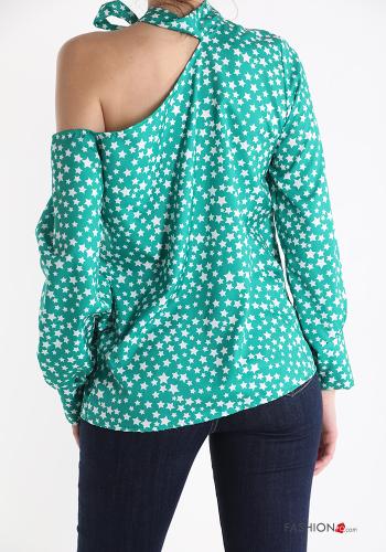 Blusa Estampado de estrellas con lazo - ph 2