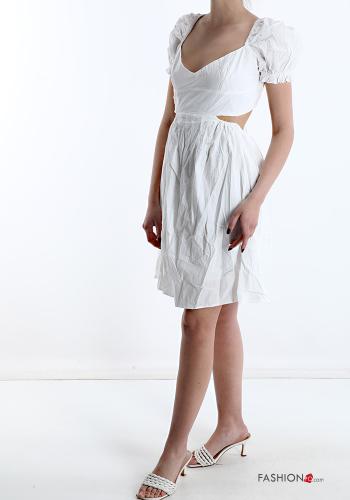 Robe en Coton avec noeud à col en V - ph 3