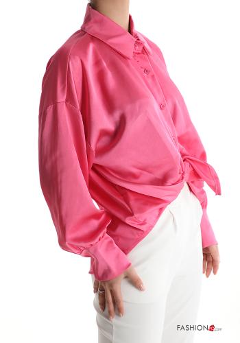 Satin Hemd mit knoten - ph 3