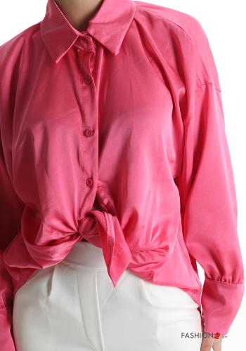 Satin Hemd mit knoten - ph 4