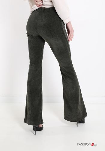 ausgestellte Samt Hose - ph 2