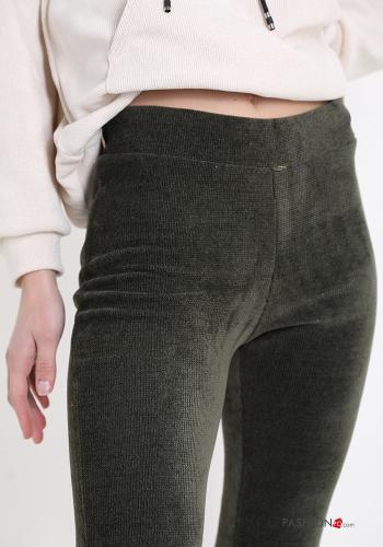 ausgestellte Samt Hose - ph 4