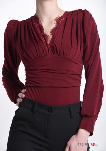 Body encaje con cuello en v - ph 1