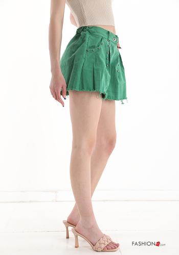 Cotton Shorts with pockets with studs - ph 3