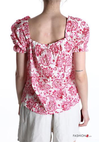 Top en Coton Imprimé jacquard avec noeud - ph 2