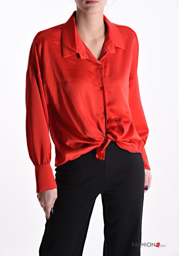 satin Shirt with knot - ph 1