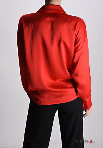 satin Shirt with knot - ph 2