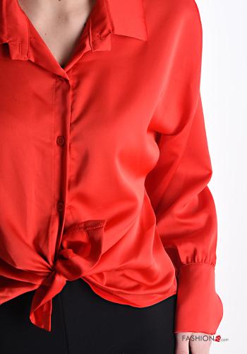 satin Shirt with knot - ph 4