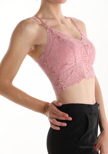 lace trim Top with v-neck - ph 3