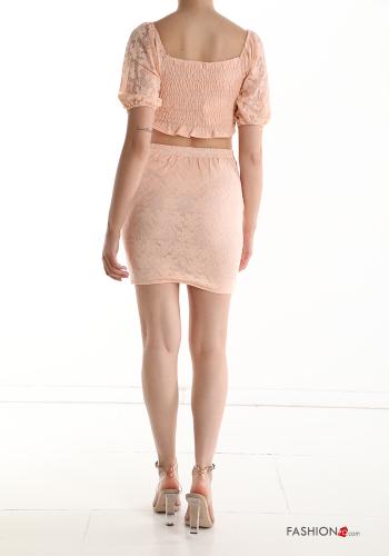 Coordinato pizzo con fiocco - ph 2