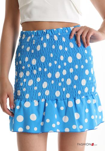 Minigonna Fantasia pois con balze - ph 4