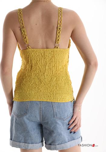 Top Fantasia ricamata scollo a V - ph 2