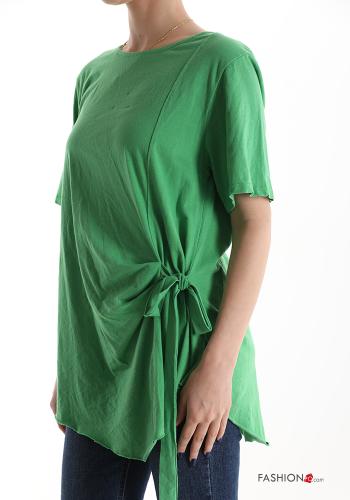 Cotton T-shirt with bow - ph 3