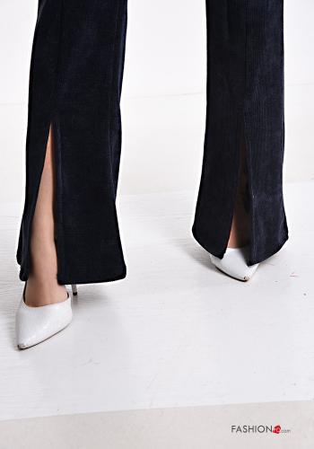 ausgestellte Hose aus Baumwolle mit Taschen - ph 4