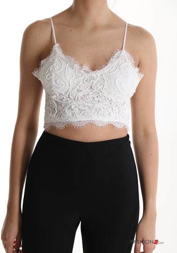 lace trim Top with cups - ph 1