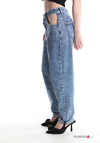 wide leg Cotton Jeans - ph 3