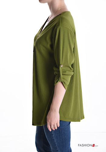 Bluse mit V-Ausschnitt 3/4 ärmel - ph 3