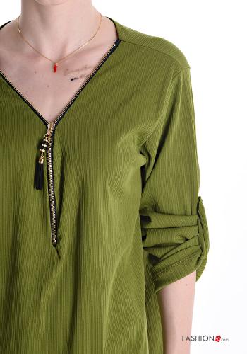 Bluse mit V-Ausschnitt 3/4 ärmel - ph 4