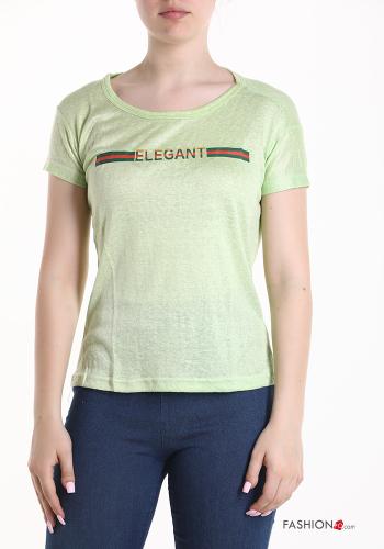 Lettering print T-shirt - ph 1