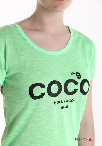 Lettering print T-shirt - ph 4