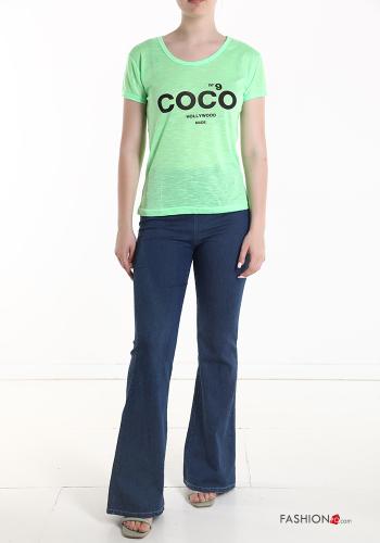 Lettering print T-shirt - ph 5