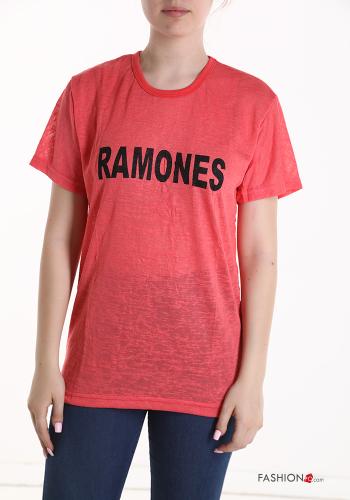 Lettering print T-shirt - ph 1