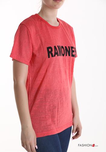 Lettering print T-shirt - ph 3