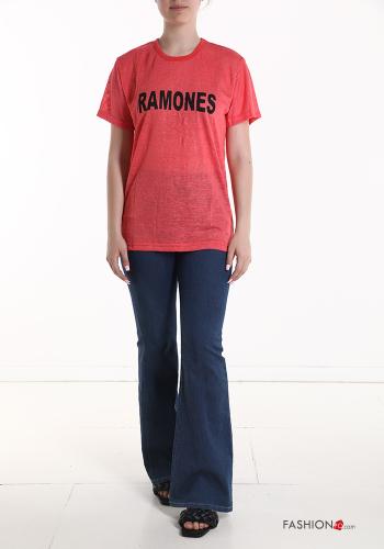 Lettering print T-shirt - ph 5